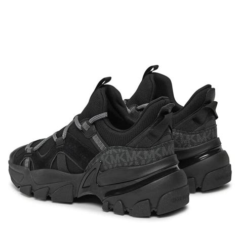 michael kors sahara trainer black|Michael Kors Men's Sahara Trainer Sneakers .